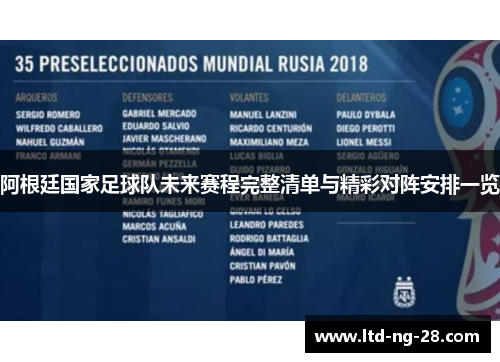 阿根廷国家足球队未来赛程完整清单与精彩对阵安排一览