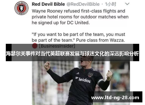 海瑟尔关事件对当代英超联赛发展与球迷文化的深远影响分析
